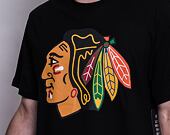 Triko '47 Brand NHL Chicago Blackhawks Imprint ’47 Echo Tee Jet Black