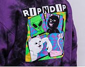 Mikina RIP N DIP Sid Hoodie RND7046 Purple & Black Tie Dye