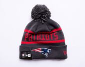 Kulich New Era NFL Jake Cuff Knit New England Patriots Grey