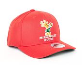 Kšiltovka Mitchell & Ness Milwaukee Bucks Team Ground Stretch Snapback Bucks Red