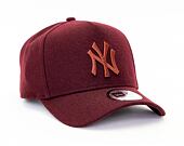 Kšiltovka New Era 9FORTY A-Frame MLB Melton New York Yankees Maroon