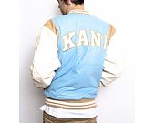 Bunda Karl Kani 6075109 KK OG Block College Jacket Light Blue/Cream KU214-028-1