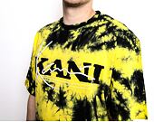 Triko Karl Kani 6033280 KK Retro Tie Dye Tee Yellow/Black KM214-063-1