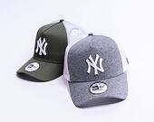 Kšiltovka New Era - MLB Jersey 9FORTY Trucker - NY Yankees - Graphite / White