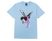 Triko HUF Playboy Bunny Balloon T-Shirt Light Blue