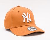 Dětská kšiltovka New Era 9FORTY League Essential New York Yankees Strapback Toffee / Optic White