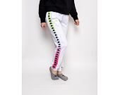 Dámské Tepláky Kappa 222 Banda Wrastoria Degrade White - Fuxia - Lime