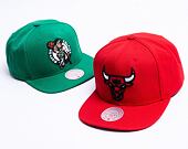 Kšiltovka Mitchell & Ness - Team Ground 2.0 Snapback - Chicago Bulls - Red