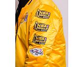 Bunda Mitchell & Ness Champ City Satin Jacket Los Angeles Lakers Gold