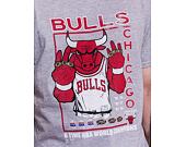 Triko Mitchell & Ness Last Dance 6x Champs Tee 3 Chicago Bulls Grey