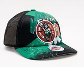 Kšiltovka Mitchell & Ness Hyper Trucker Snapback HWC Boston Celtics Black