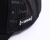 Kšiltovka Capslab DC Cmics - Batman Trucker Black & White - Black / White