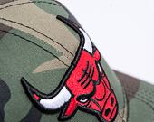 Dětská kšiltovka New Era 9FORTY Kids NBA Camo Chicago Bulls Strapback Woodland Camo