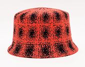 Klobouk Kangol Grunge Plaid Bin K3548-BC017 Black/Cherry Glow