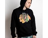 Mikina 47 Brand Chicago Blackhawks Imprint Helix Pullover Black