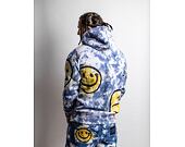 Mikina Market Smiley Sun Dye Yellow/Blue Tie-Die