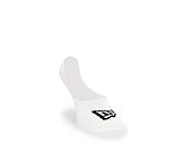 3 páry ponožek New Era Flag Invisible 3Pack White