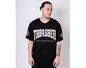 Dres HUF × Thrasher Center Field Baseball Jersey Black