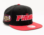 Kšiltovka Mitchell & Ness The Finals Snapback Chicago Bulls Black / Red