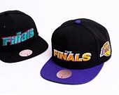 Kšiltovka Mitchell & Ness The Finals Snapback Los Angeles Lakers Black / Purple