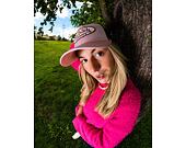 Kšiltovka Von Dutch Cary Trucker Satin Lt.Pink/Brown
