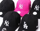Dětská Kšiltovka New Era - MLB Essential 9FORTY - LA Dodgers - Black / White