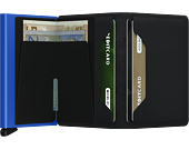 Peněženka Miniwallet Secrid Matte Black & Blue