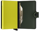 Peněženka Miniwallet Secrid Matte Green & Lime