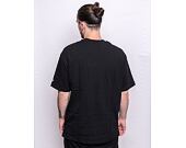 Triko New Era Rubber Patch Oversized Tee Black / Yellow