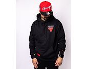Mikina New Era NBA Half Logo Oversized Hoody Chicago Bulls Black/Red