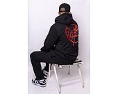 Mikina New Era MLB Foil Back Print Hoody New York Yankees Black/Metallic Red