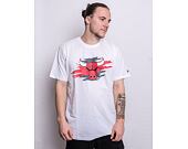 Triko New Era NBA Tear Graphic Tee Chicago Bulls White