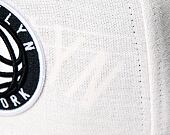 Kšiltovka Mitchell & Ness Cut Away Snapback Brooklyn Nets Off White