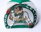 Kšiltovka Mitchell & Ness Off The Backboard Trucker Boston Celtics Green / White