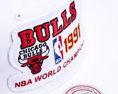 Kšiltovka Mitchell & Ness 91 Bulls Champs Snapback Hwc Chicago Bulls White