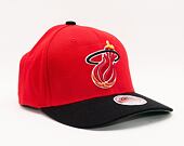 Kšiltovka Mitchell & Ness Team 2 Tone 2.0 Stretch Snapback Hwc Miami Heat Red / Black