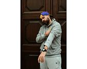Mikina New Era NBA Half Logo Oversized Hoody Los Angeles Lakers Heather Grey