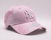 Dámská kšiltovka New Era 9FORTY Womens MLB Pastel Tie Dye New York Yankees Pink / White