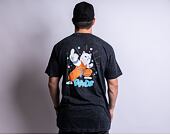 Triko Rip & Dip Power Tee Black Mineral Wash