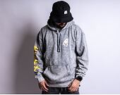 Mikina Rip & Dip X-Nerm Hoodie Charcoal Mineral Wash