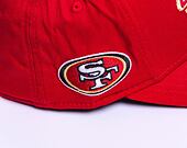 Kšiltovka New Era 9FIFTY Stretch-Snap NFL Team Wordmark San Francisco 49ers Scarlet