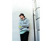 Mikina Rip & Dip X-Nerm Hoodie Charcoal Mineral Wash