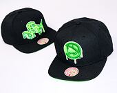 Kšiltovka Mitchell & Ness SLIME DRIP SNAPBACK HWC Atlanta Hawks Black