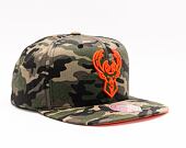 Kšiltovka Mitchell & Ness NEON CAMO POP SNAPBACK Milwaukee Bucks Camo