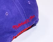 Kšiltovka Mitchell & Ness SHREDDER STRETCH SNAPBACK HWC Toronto Raptors Purple