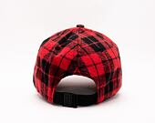 Kšiltovka New Era 9FORTY MLB Plaid  Boston Red Sox Scarlet Red