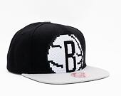 Kšiltovka Mitchell & Ness 8 BIT XL SNAPBACK BROOKLYN NETS Black