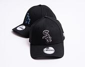 Kšiltovka New Era 9FORTY MLB Team Outline Chicago White Sox Black / Rose Pink
