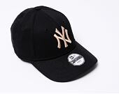 Dětská kšiltovka New Era 9FORTY Kids MLB League Essential New York Yankees Black / Oat Milk Beige