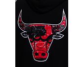 Mikina New Era Infill Team Logo Oversized Hoody Chicago Bulls Black / Red